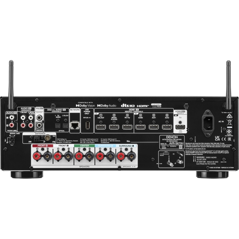Ampli Home Cinéma Denon AVC-S670H