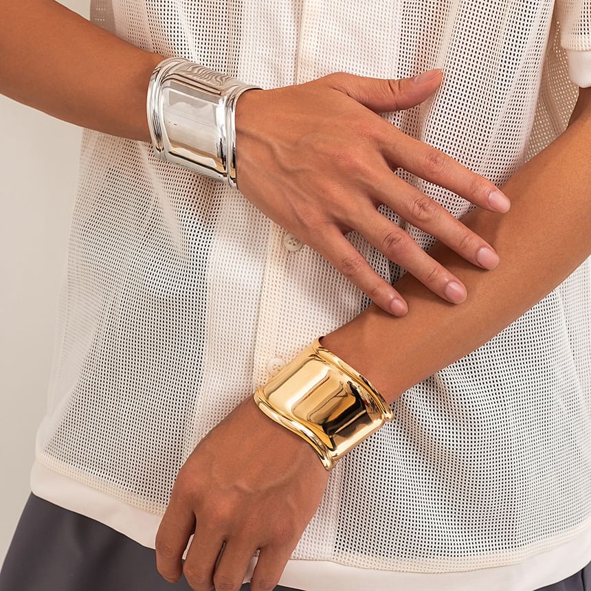 Gretlyn - Glanzende manchet armband