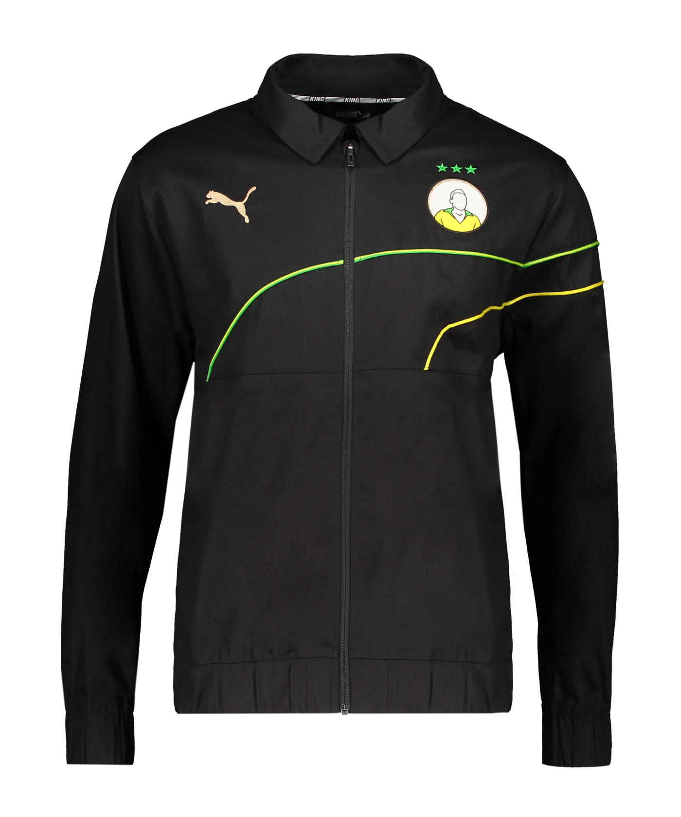 PUMA KING Pele Jacke Schwarz F01