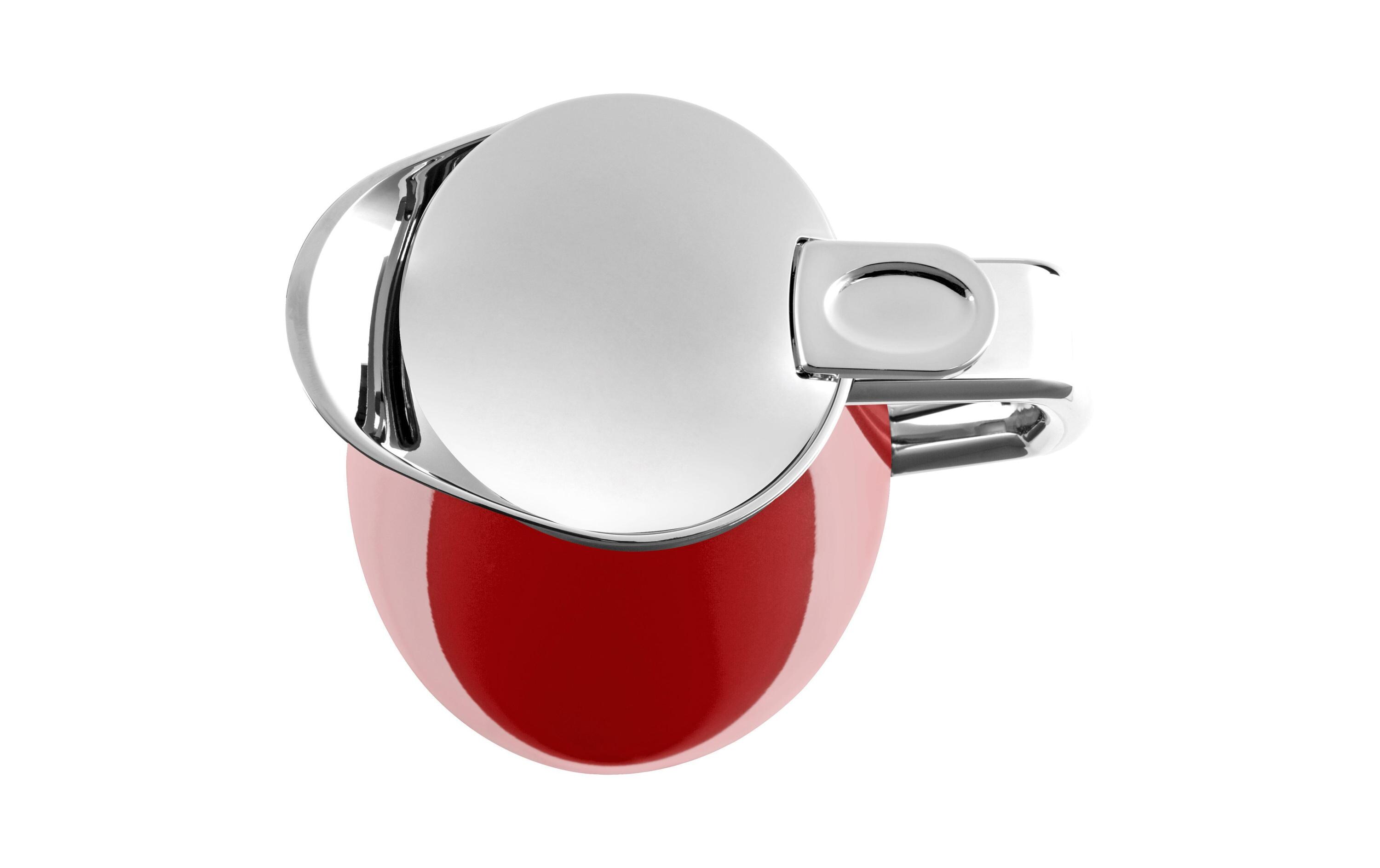 Thermoskanne Plaza 1000 ml, RotIsolierkanne aus Edelstahl