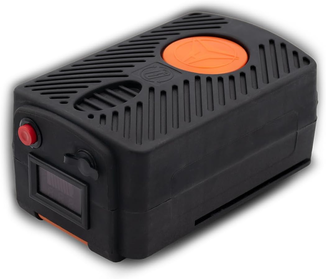 BAMATO Elektrische Schubkarre MTR-300W | Elektroantrieb | 300 kg Traglast | 400W Motorleistung | Max. 6,0 km/h vorwärts | Muldenvolumen 100 Liter | Stufenlose Geschwindigkeit | Schubwagen Schubkarren
