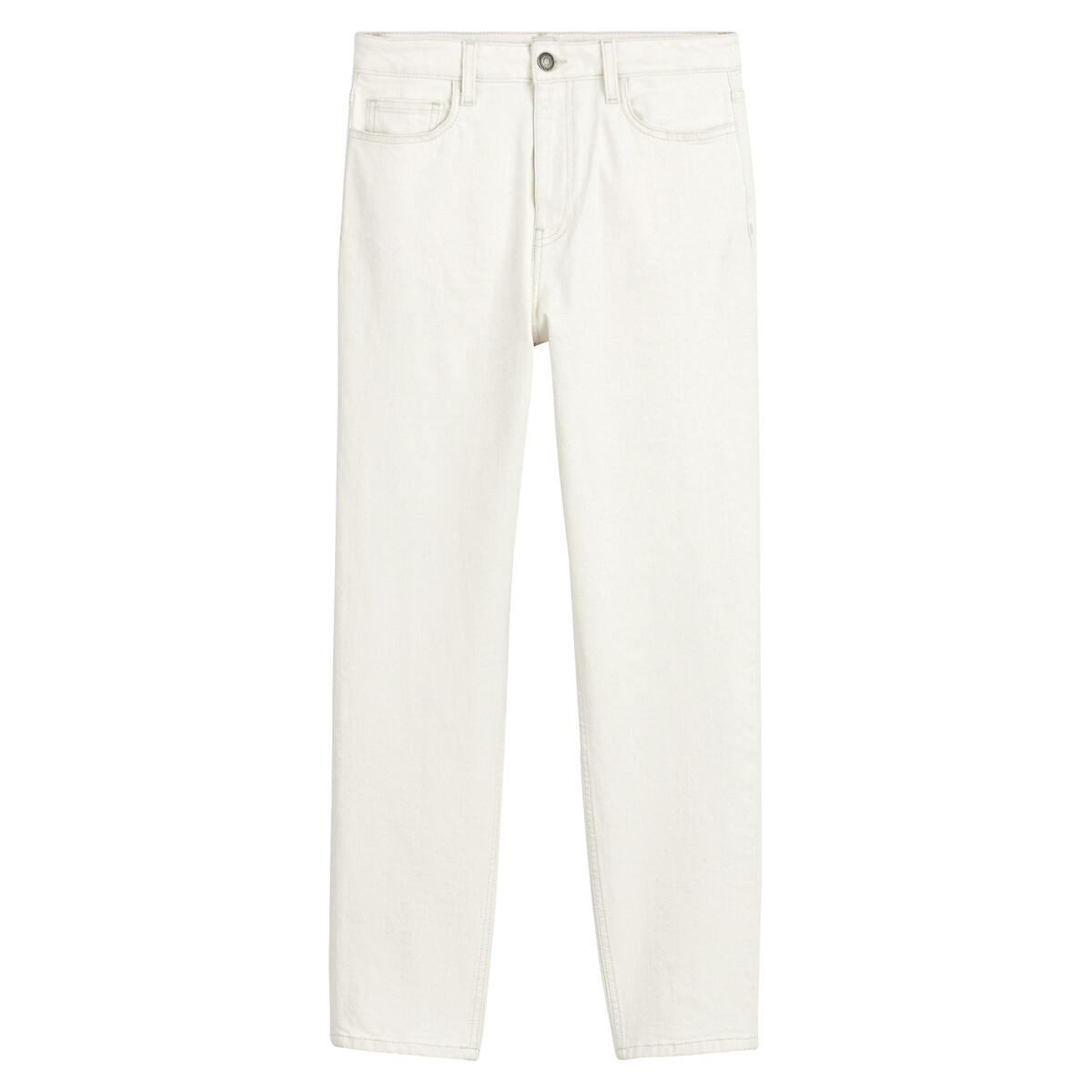 COLEÇÃO LA REDOUTE<br>Calça jeans boyfriend de cintura alta