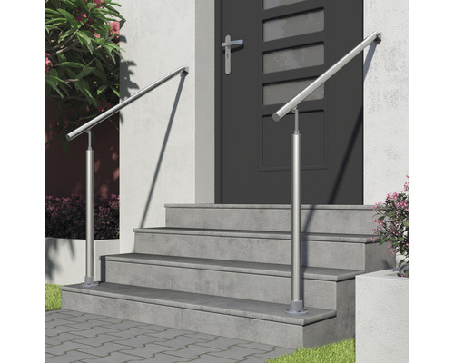 Aluminium entreeleuning, 115 cm, voor vloermontage
