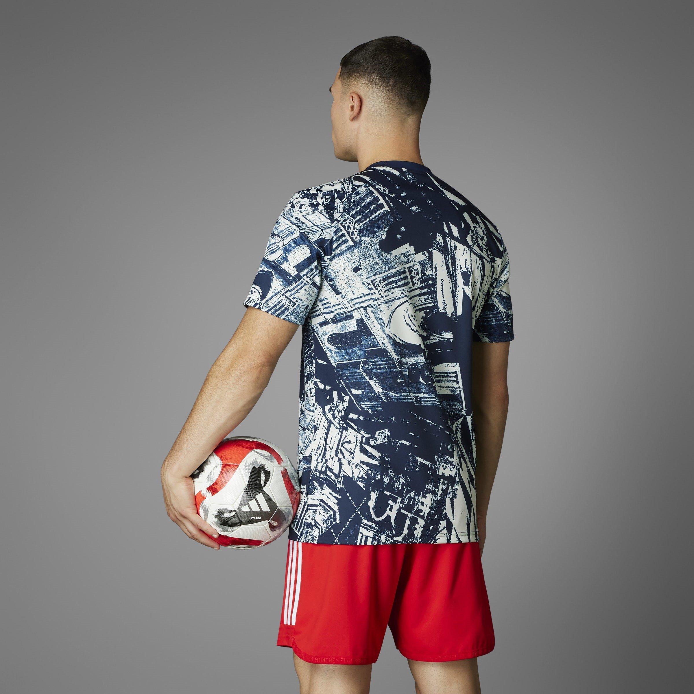 adidas Bayern Munich Pre Match Shirt 2023 2024 Mens