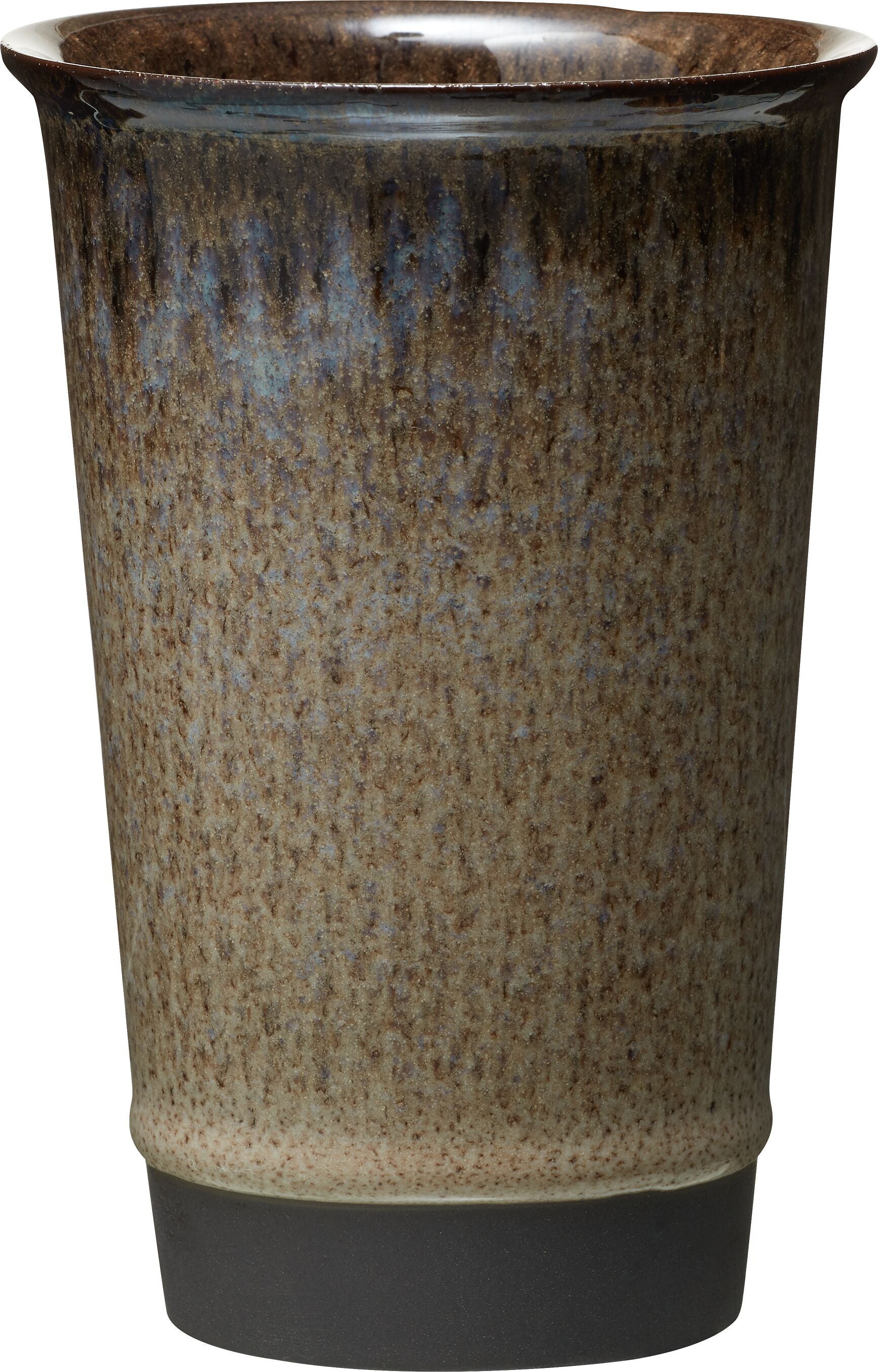 YUNA BECHER GRAU/GRAU MATT D9.5X14CM - Grau / H: 14.0 cm