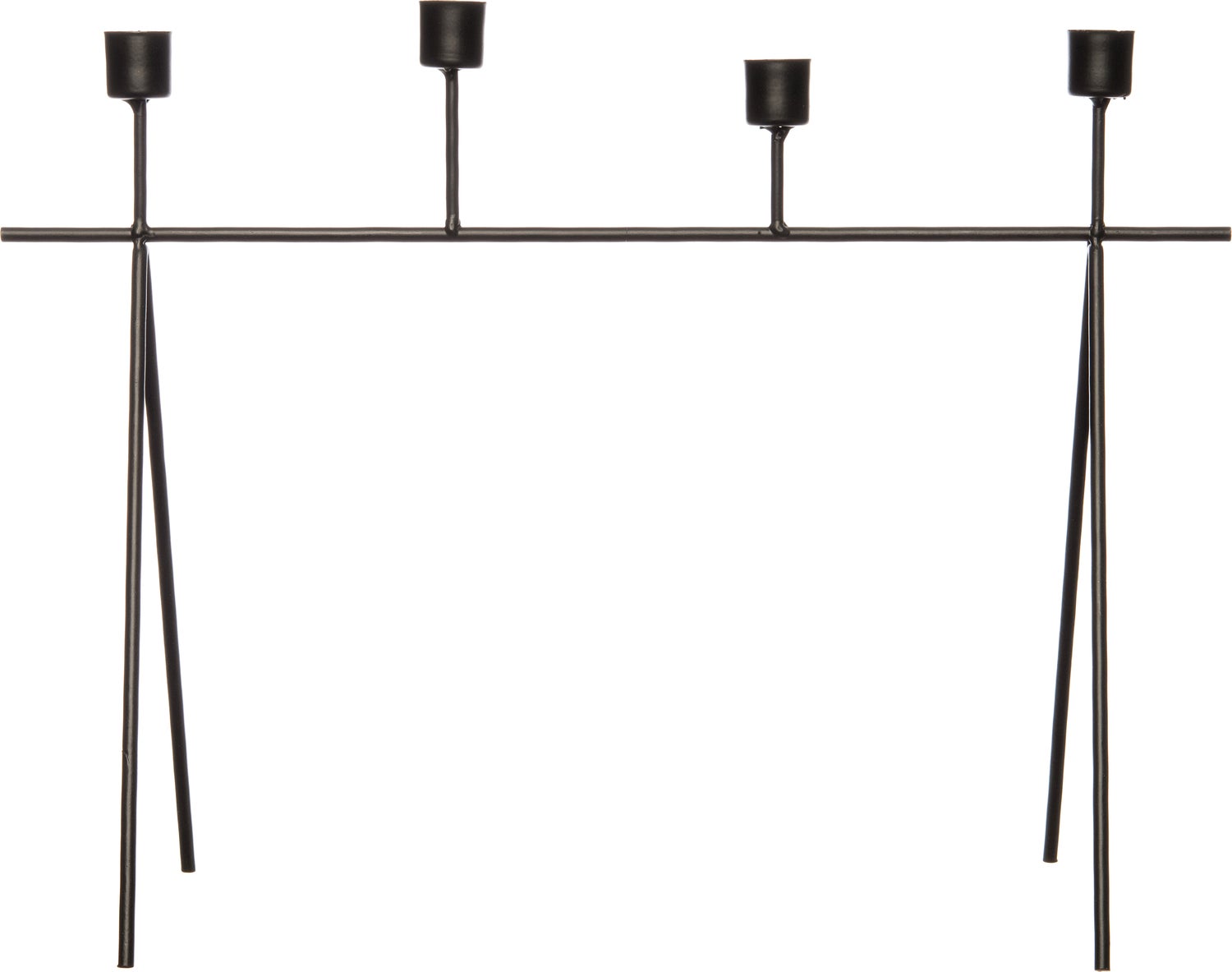 Intratuin kandelaar zwart 45 x 20 x 34 cm