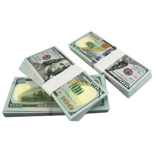 Lekepenger - 100 Amerikanske dollar (100 sedler)