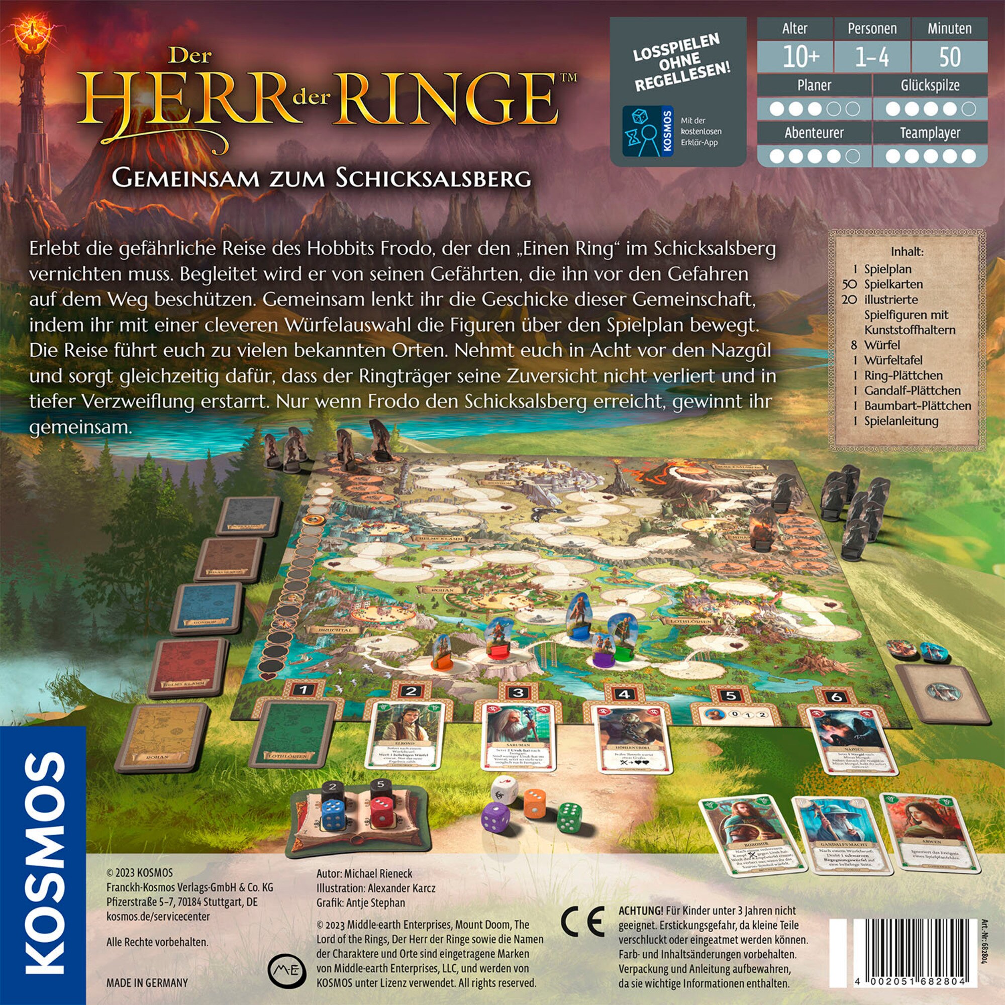 Kosmos Brettspiel Der Herr der Ringe - Gemeinsam zum Schicksalsberg