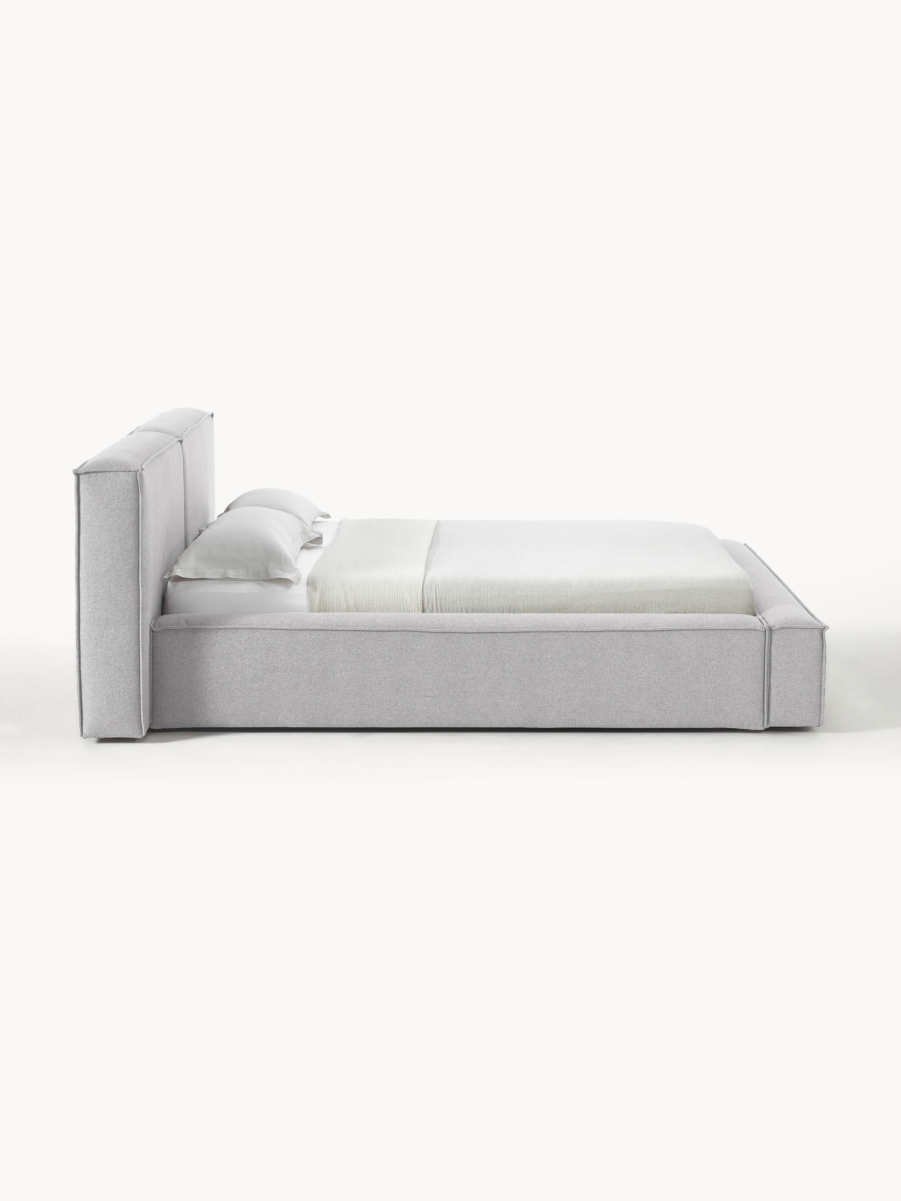 Gestoffeerd bed Lennon met opbergruimte