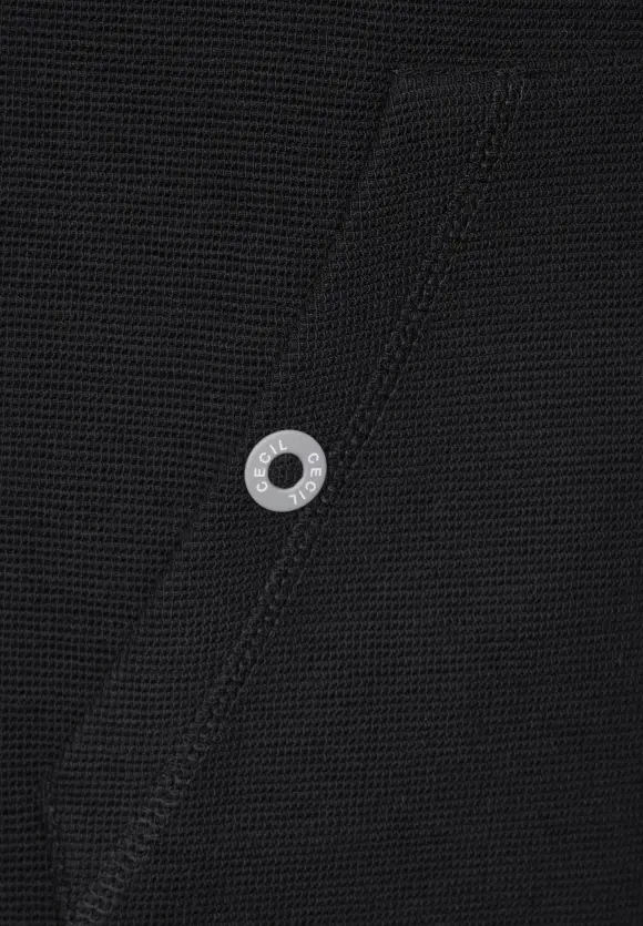 Kapuzen Sweatjacke - Black