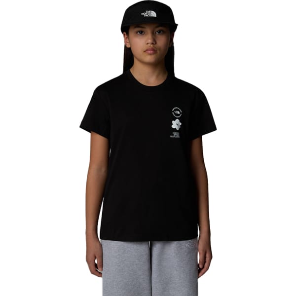 T-shirt THE NORTH FACE G FLOWER GRAPHIC RELAXED S/S TEE TNF BLACK