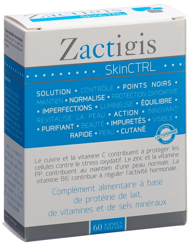 ZACTIGIS SkinCTRL Gélules 60 Stk