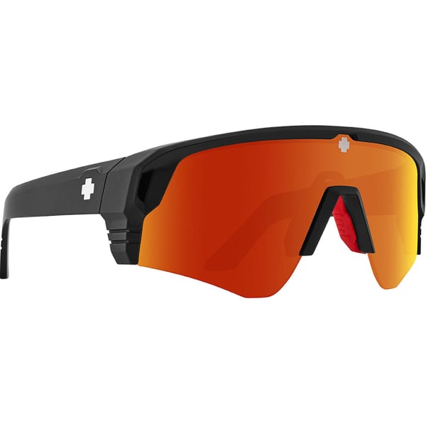 Lunette vélo SPY MONOLITH SPEED SPEED MATTE BLACK HAPPY BOOST POLAR ORANGE MIRROR