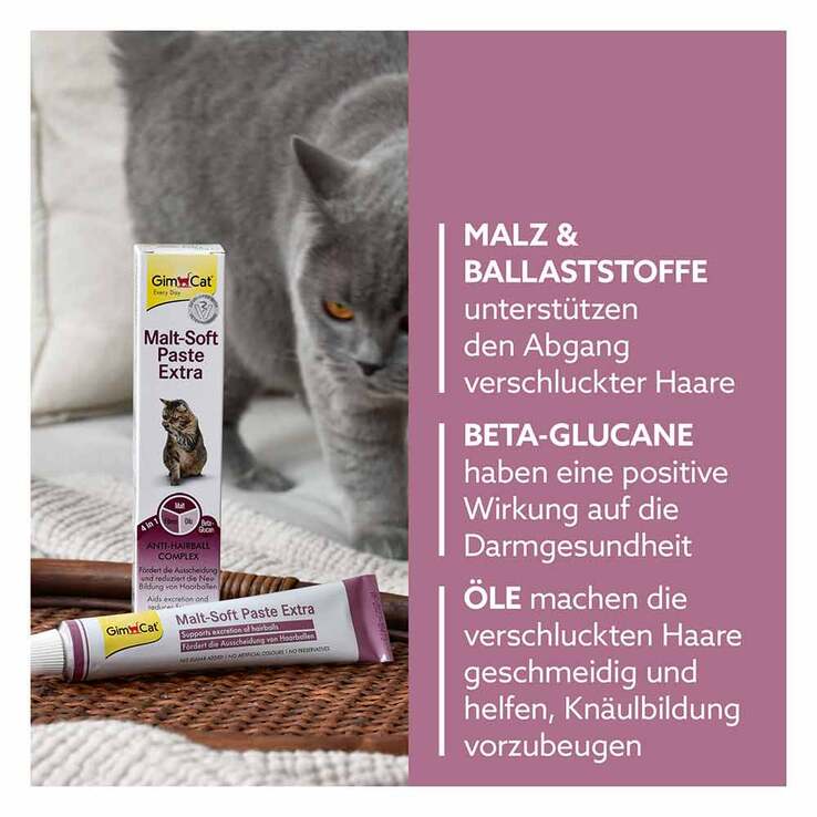 GimCat Malt-Soft Paste Extra für Katzen, 200 g