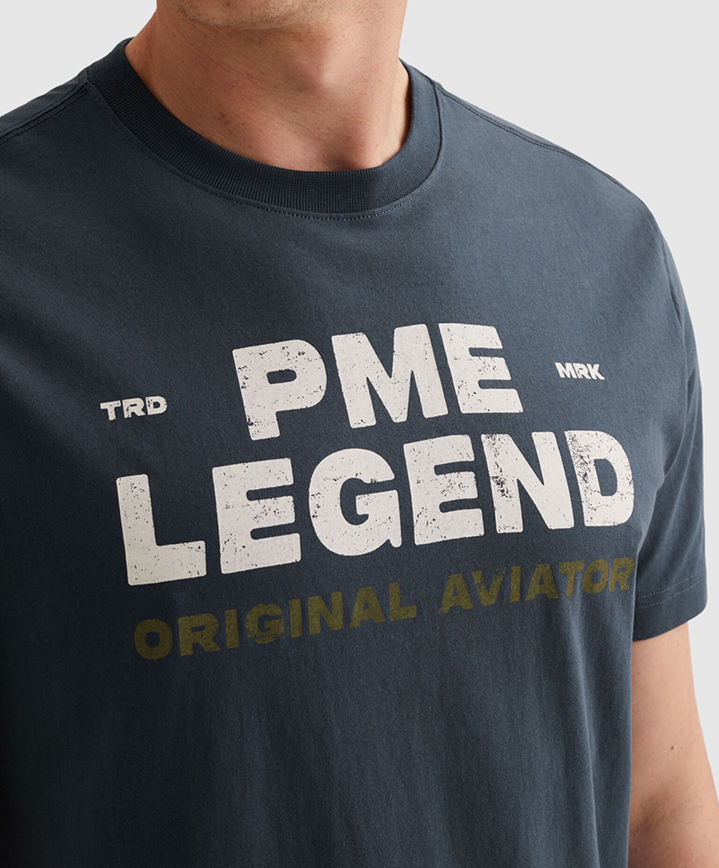 PME Legend Heren T-shirt blauw