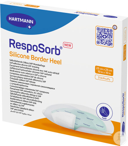 Hartmann RespoSorb Silicone Border Talon 25x25 Pièces 3