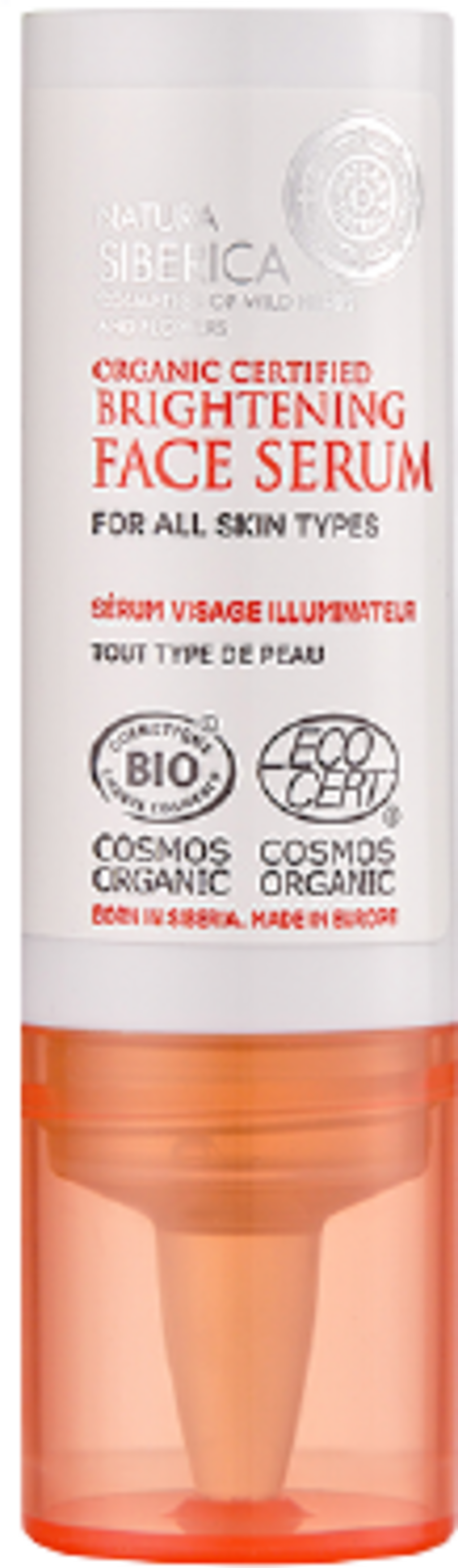 Natura Siberica  Brightening Face Serum, 15 ml