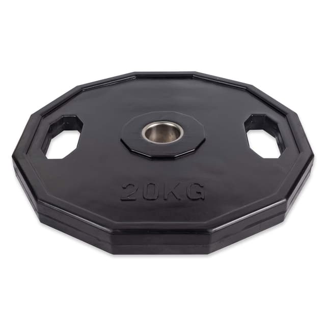 ASG Vægtskive Sort m. Håndtag 20 KG Ø50