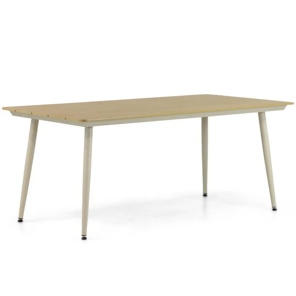 Tuinset 4 personen 180 cm Aluminium/rope Taupe Coco Antoni/Matale