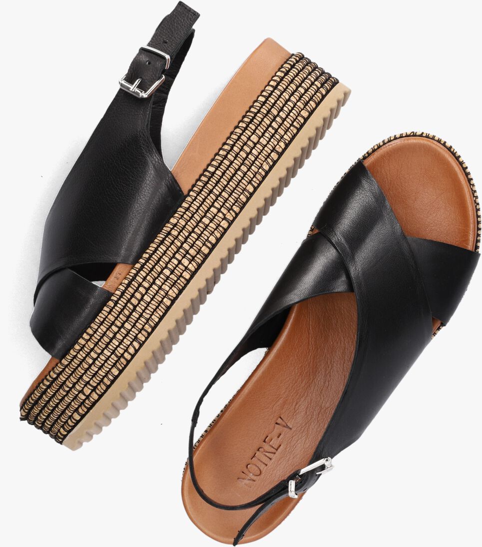 NOTRE-V zwarte notre-v sandalen 431014