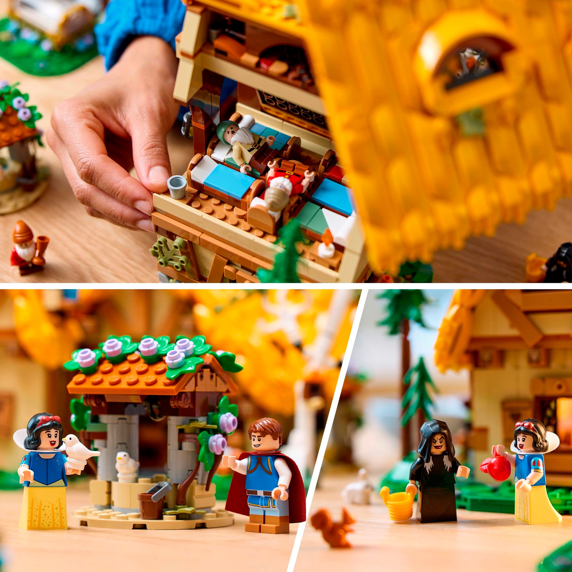 LEGO Konstruktionsspielzeug Disney Die Hütte von Schneewittchen und den sieben Zwergen