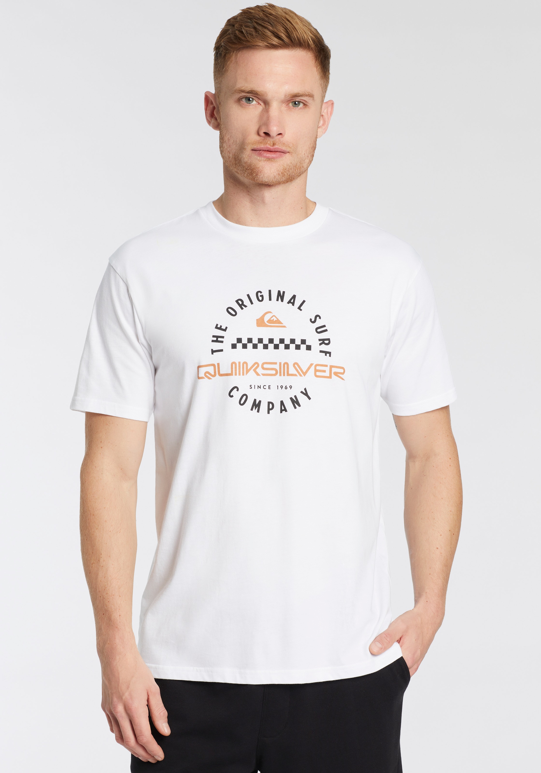 Quiksilver T-Shirt »POST IT ROKELIA SHORT SLEEVE PACK YM«, 2 Stk. Doppelpack T-Shirt mit Print