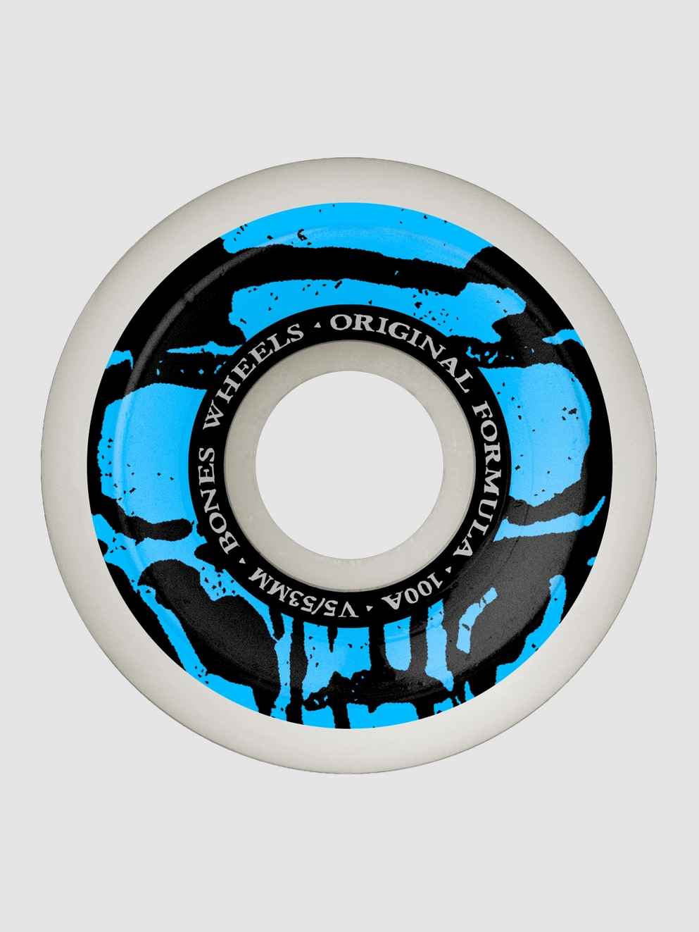 Bones Wheels 100's Originals Mu Skulls 53mm V5 S 100Am Wh white