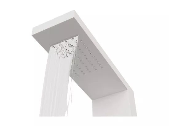 Système de panneau de aluminium blanche 15 x 47 x 114 cm 02_0003117