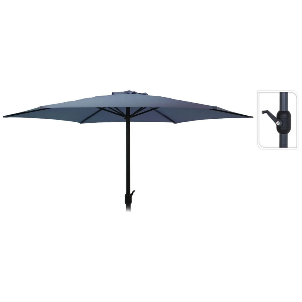 Parasol monica 270 cm bleu foncé