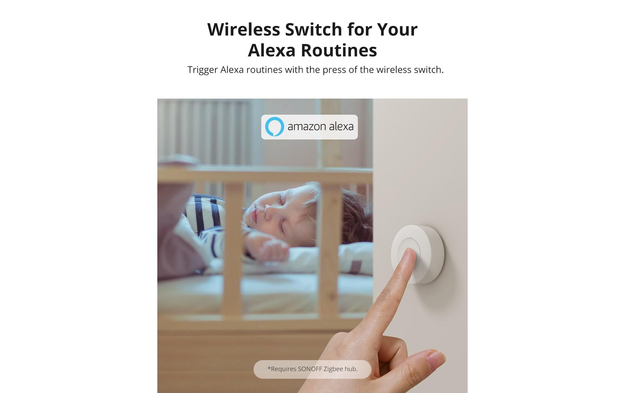 WLAN-Schalter SNZB-01P DC 3 VZigbee Wireless-Schalter