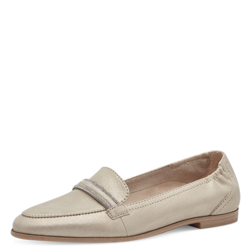 Tamaris Loafers, Champagne, 41