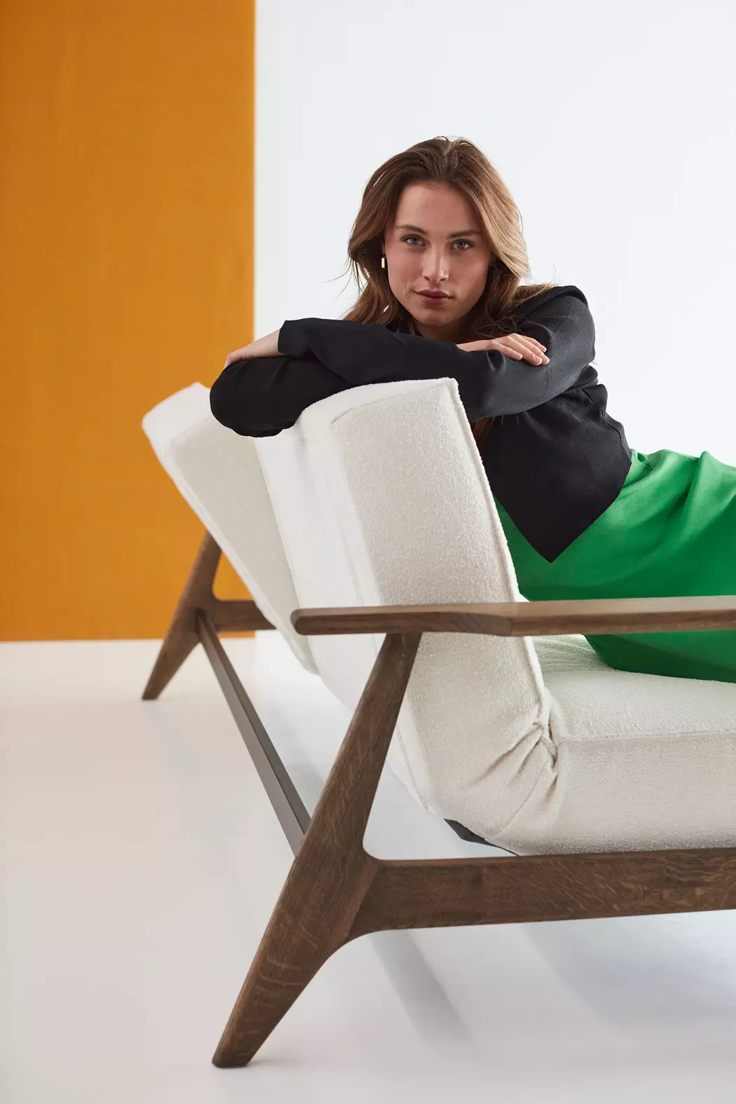 Schlafsofa Splitback Frej Raucheiche
