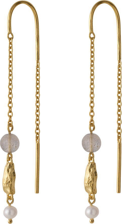Pernille Corydon Jewellery Soft Sky Earchains length 50 mm Gold