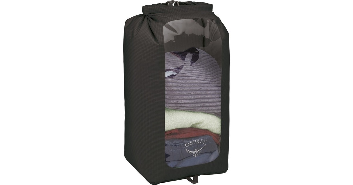 OspreyDry Sack 35 with Window packsack  (Zwart, 35 liter)