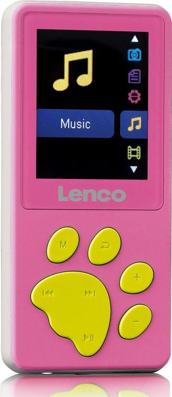 LENCO - Xemio-560PK - MP3/MP4 Speler - Roze - 8GB Geheugen