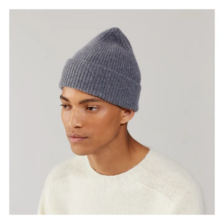 Le Bonnet Amsterdam Bonnet Laine et Angora | Gris anthracite