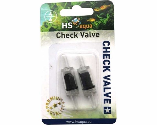 HS Aqua Terugslagventiel 4-6mm 2 stuks | Toebehoren luchtpomp
