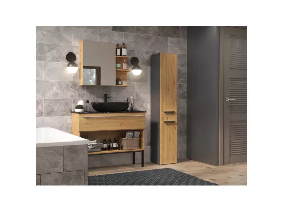 Tablette de salle de bains Nel II ANTHRACITE ARTISAN
