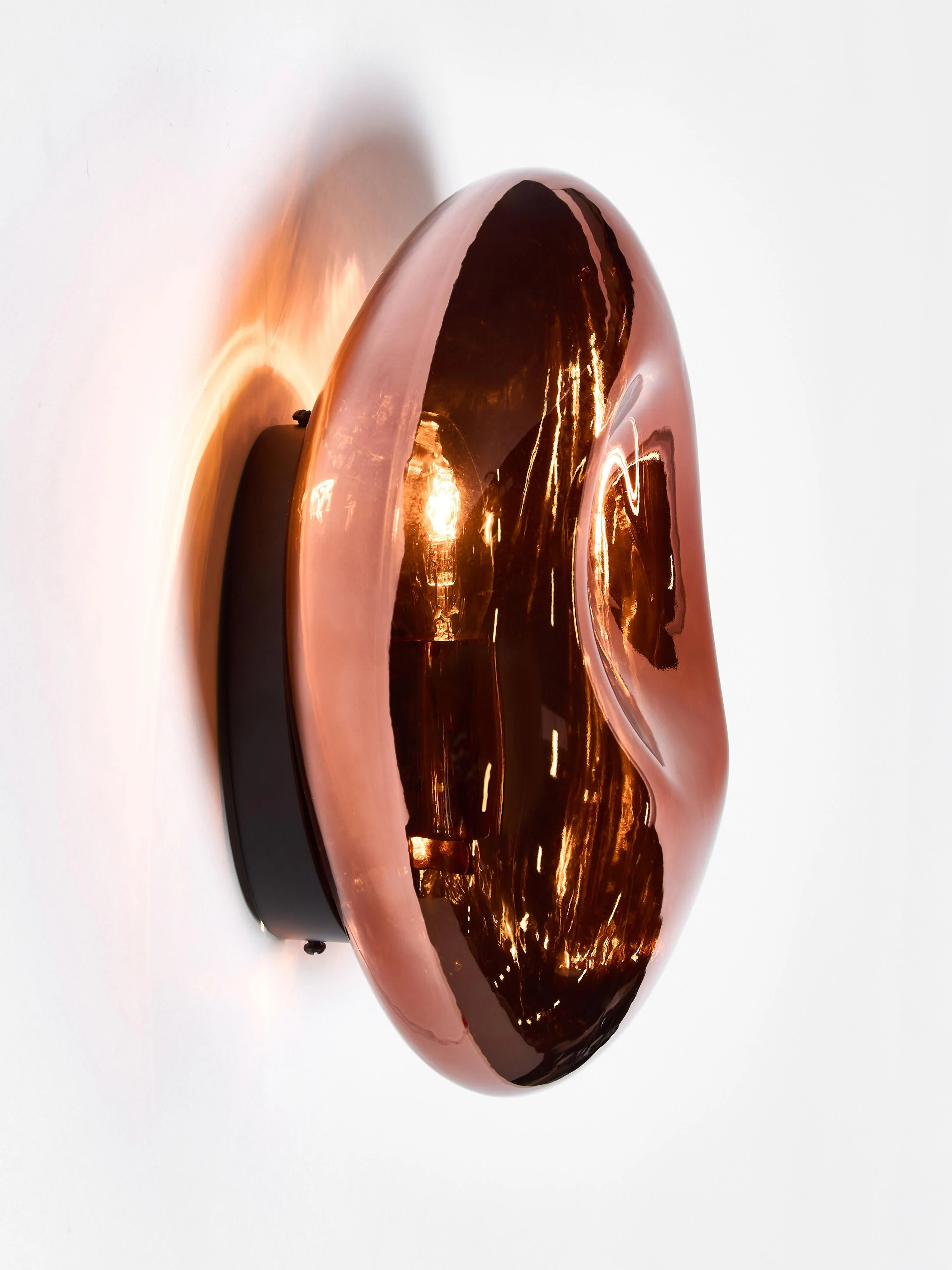 Mondgeblazen wandlamp Mabell