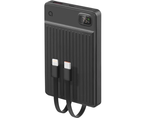 Andersson Powerbank PRB-C1000 – 10.000 mAh med innebygde kabler