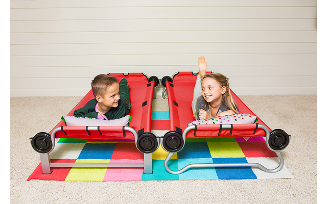 Disc-O-Bed Kid-O-Bunk Kinder Camping Stockbett inkl. Seitentaschen