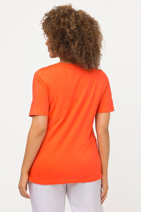 T-Shirt, Tiermotiv, Classic, V-Ausschnitt, Halbarm