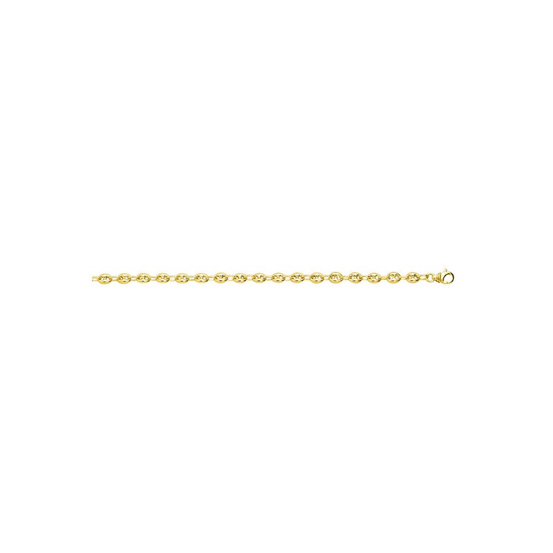 Chaîne Mixte - Or 18 Carats - Longueur : 18 cm