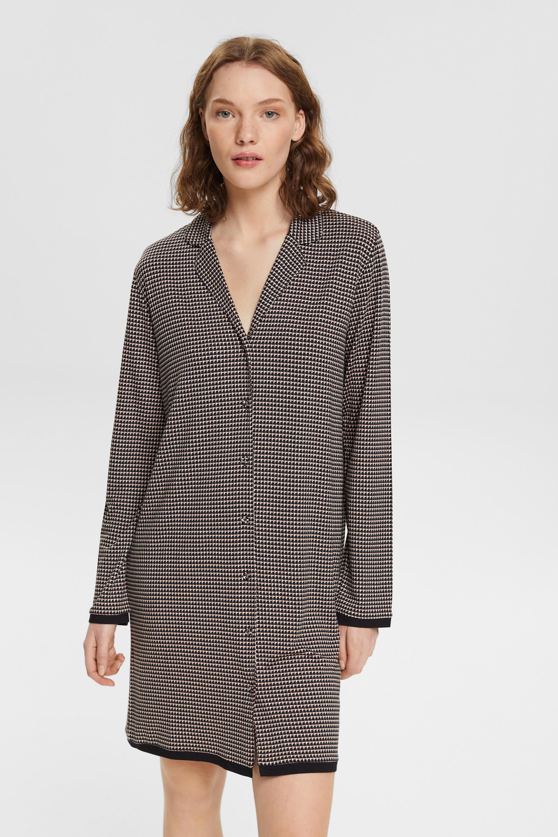 Chemise de nuit à motif all-over