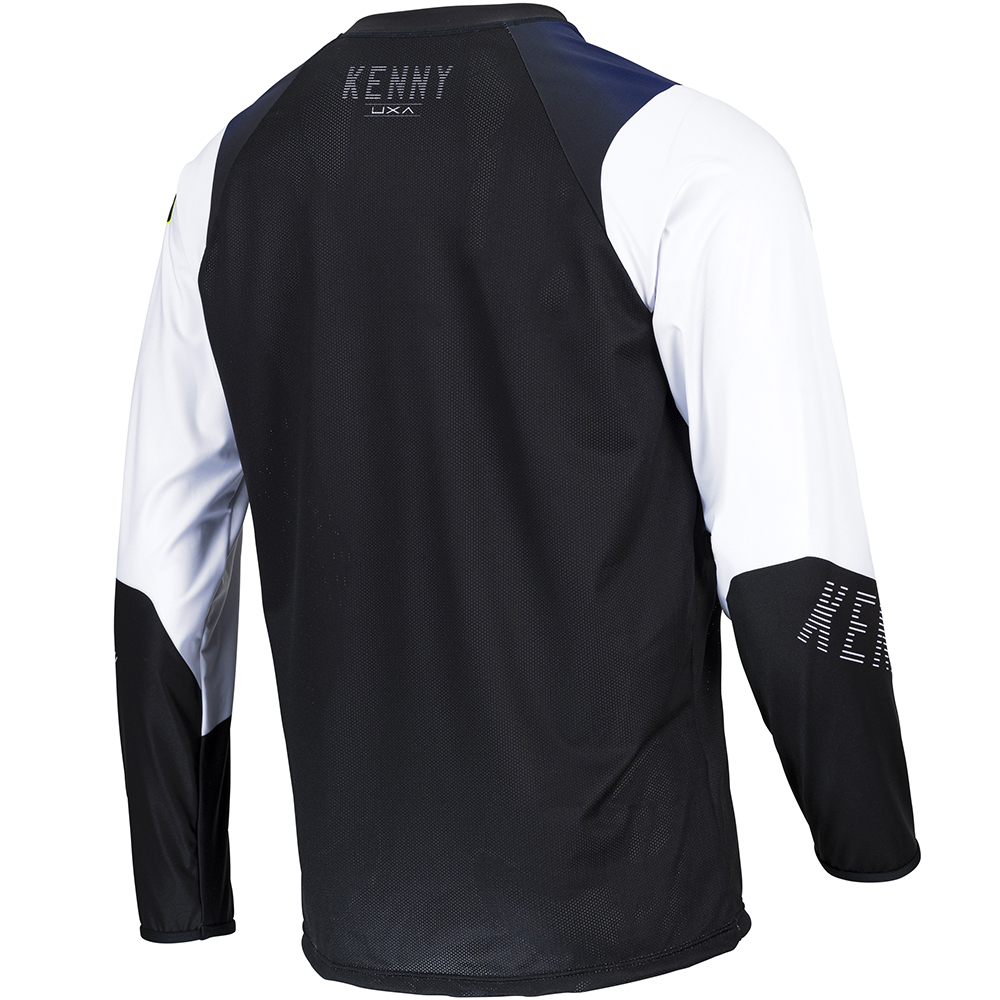Kenny - Maillot Titanium - 2022 Blanc / Noir / Rouge / Jaune