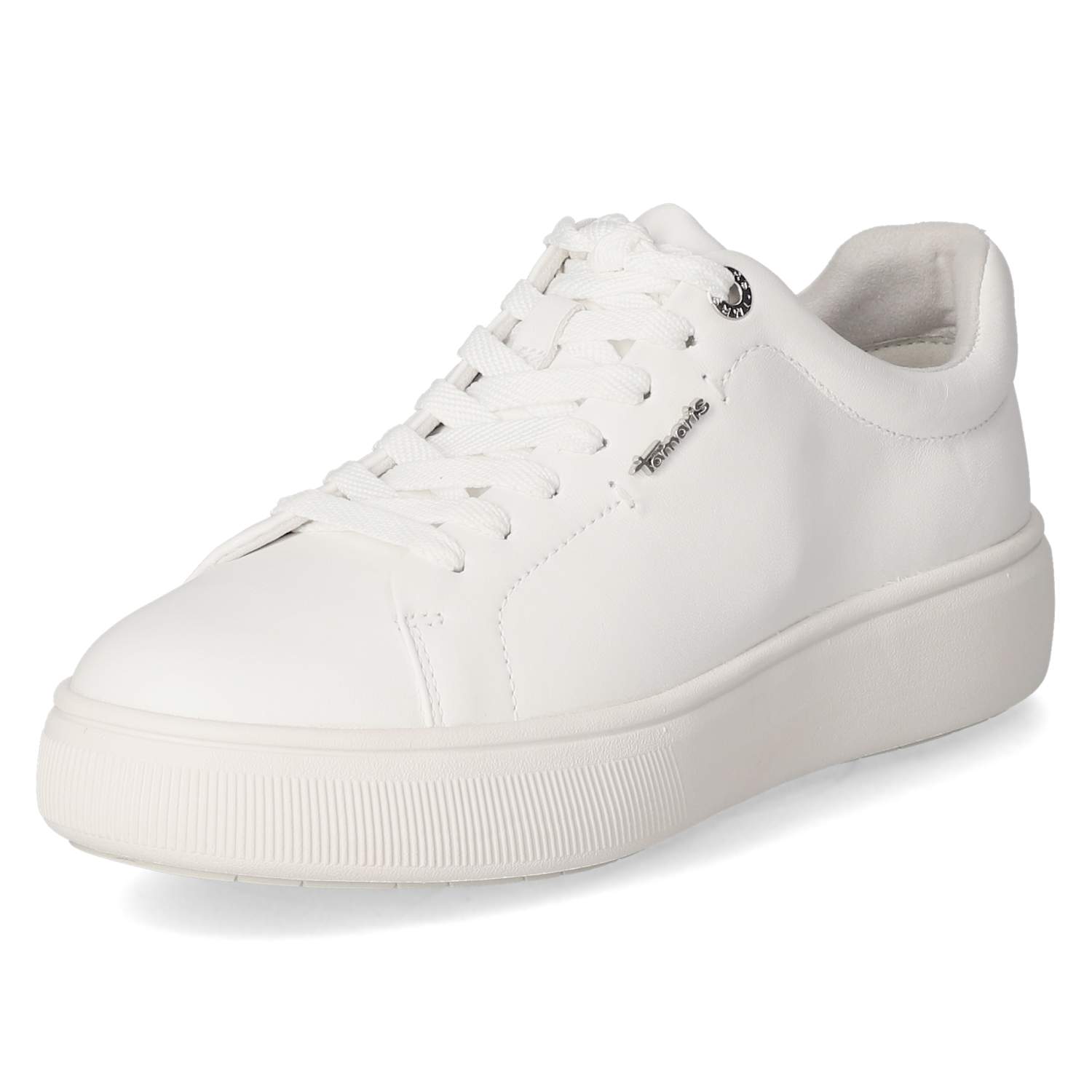Tamaris Low Sneaker - white leather
