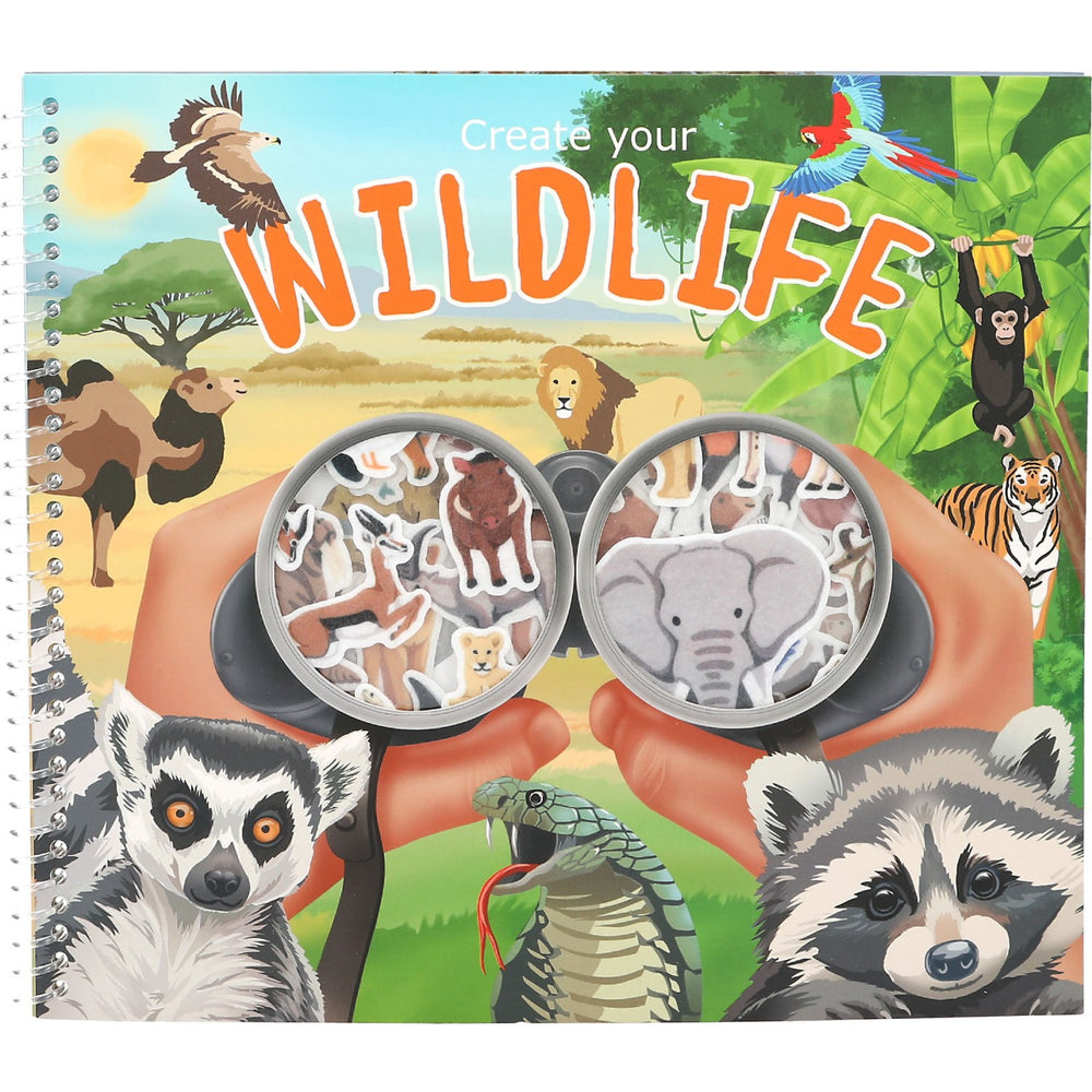 Køb TRENDS by Depesche Create Your Wild Life Med Flock Stickers