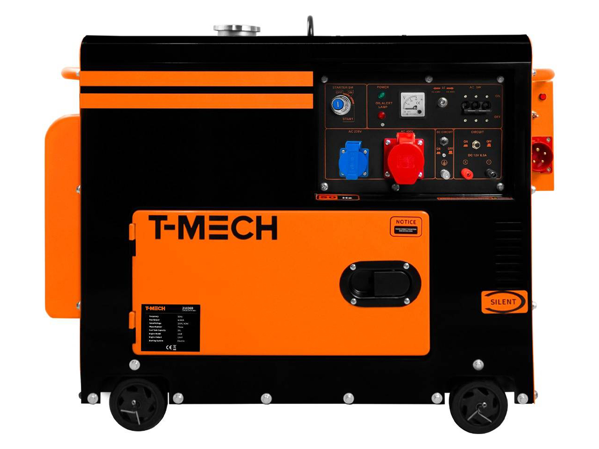 T-Mech 6000 watt diesel generator