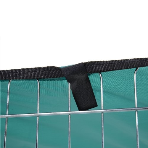 Cercado para cães PawHut de 6 painéis, cor prata