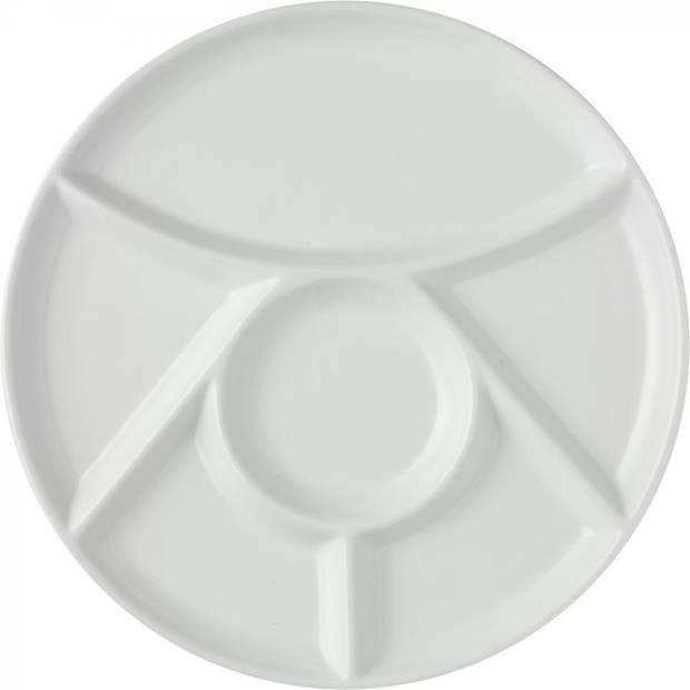 Fonduebord Riga - wit - Ø 25 cm